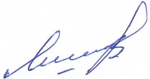 Подпись директора